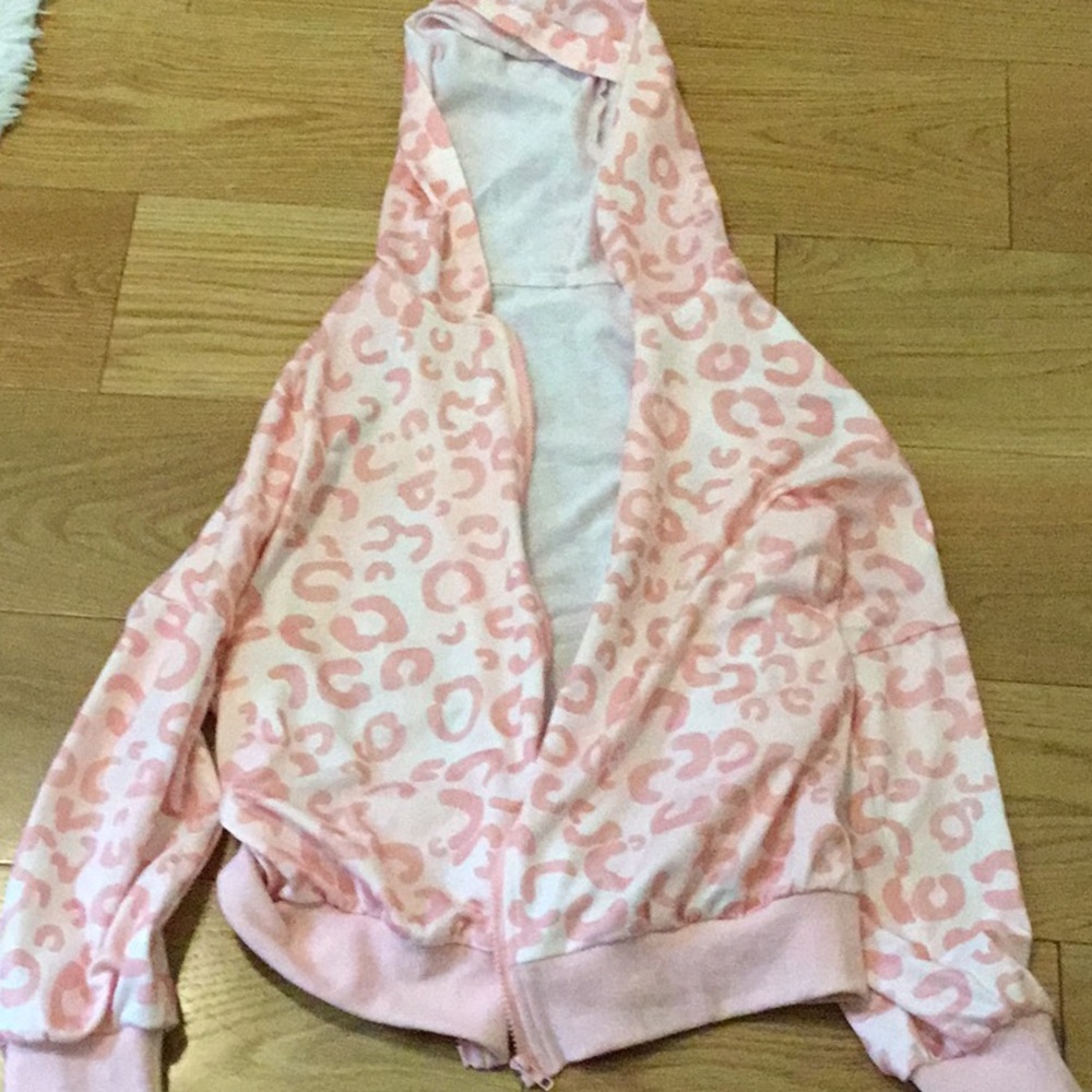 Animal print jacket.